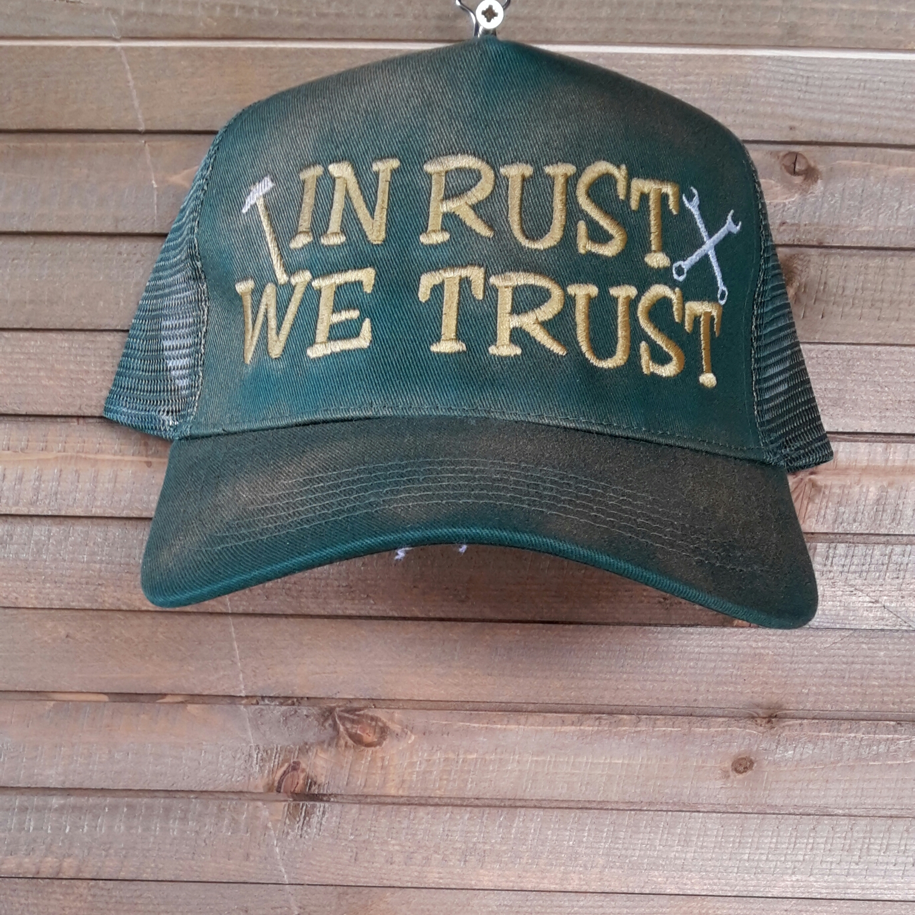 IN RUST WE TRUST GREEN